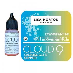 Lisa Horton Crafts Cloud 9 Interference Reinker - Sapphire Gold Shimmer [LHCIP097]
