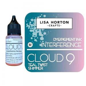 Lisa Horton Crafts Cloud 9 Interference Reinker - Teal Twist Shimmer [LHCIP103]