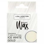 Lisa Horton Crafts Metallic Wax - Ice White Gold [LHCIP187]