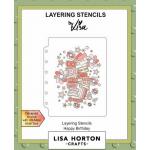 Lisa Horton Layering Stencils - Happy Birthday [LHCAS150] - ON SALE!