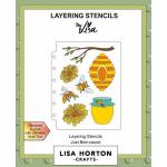 Lisa Horton Layering Stencils - Just Bee-cause [LHCAS154] - ON SALE!
