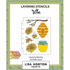 Lisa Horton Layering Stencils - Just Bee-cause [LHCAS154]