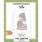 Lisa Horton Layering Stencils - Tiered Cake [LHCAS151] - ON SALE!