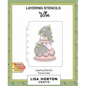 Lisa Horton Layering Stencils - Tiered Cake [LHCAS151]
