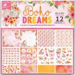 Little Birdie 6" x 6" Paper Pad - Boho Dreams [CR83875]