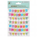 Little Birdie Adhesive Embellishments - Happy Birthday Banners [CR70380] - ON SALE!