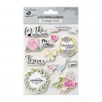 Little Birdie Adhesive Embellishments - Wedding Wishes [CR70276]