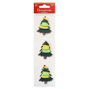 Little Birdie Christmas 3D Embellishments - Tree With Crystal [CR73247]