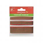Little Birdie Christmas - Tartan Ribbon - Red & Green [CR73312]