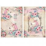 Little Birdie Filament Decoupage Papers - Unicorn Dreams [CR84681]