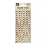 Little Birdie Primed Chipboard - Chevron [CR55983]