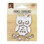 Little Birdie Primed Chipboard - Owl [CR21347]
