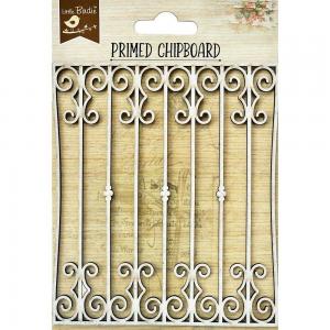 Little Birdie Primed Chipboard - Scroll Grace [CR82866]