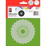 Marabu 6" x 6" Silhouette Stencil - Oriental Ornament