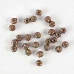 5mm Melon Beads - [P15780] Luster Opaque Bronze Smoke