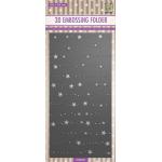 Nellie's Choice 3D Embossing Folder - Stars & Dots [EF3D033]