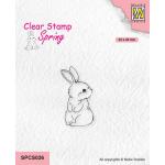 Timbro Trasparente Nellie's Choice – Gioco Frühling Zwei Hasen – Tema Pasqua, Due Coniglietti, Formato Piccolo - 4