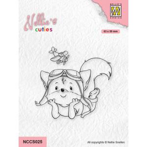 Nellie's Choice Clear Stamp - Dreaming To Be A Pilot [NCCS025]