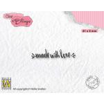 Nellie's Choice Clear Stamp - Made With Love 1 [DTCS031]