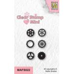 Nellie's Choice Clear Stamp Set - Cogwheels [MAFS022]