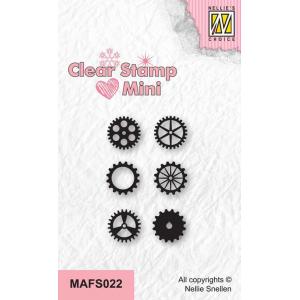 Nellie's Choice Clear Stamp Set - Cogwheels [MAFS022]