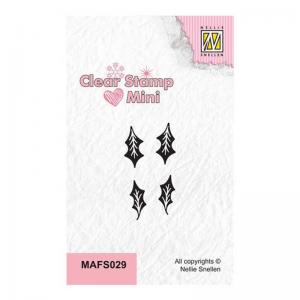 Nellie's Choice Clear Stamp Set - Holly Leaves [MAFS029]
