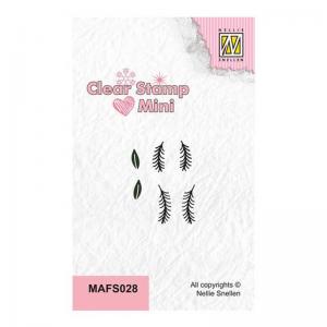Nellie's Choice Clear Stamp Set - Pine Branches [MAFS028]