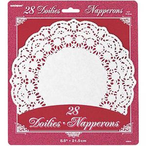 Paper Doilies - Round White 8.25" [6804]