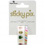 Paper House Sticky Pix Washi Tape - Cupcakes [STWA0018]