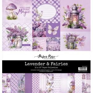 Paper Rose 12" x 12" Paper Pad - Lavender & Fairies [33477]