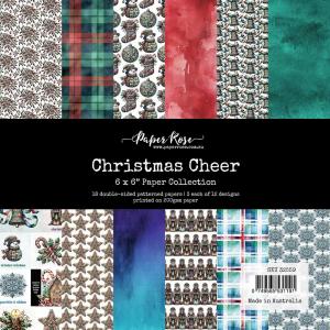 Paper Rose 6" x 6" Paper Pad - Christmas Cheer [32559]