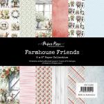 Paper Rose 6" x 6" Paper Pad - Farmhouse Friends [31998]