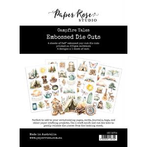 Paper Rose Campfire Tales Collection - 6" x 8" Embossed Die Cuts [36754]