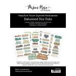 Paper Rose Campfire Tales Collection - 6" x 8" Layered Sentiments Embossed Die Cuts [36802]