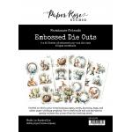 Paper Rose Embossed Die Cuts - Farmhouse Friends [31974]