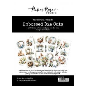 Paper Rose Embossed Die Cuts - Farmhouse Friends [31974]