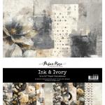 Paper Rose Ink & Ivory Collection - 12" x 12" Paper Collection [36709]
