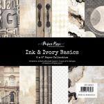Paper Rose Ink & Ivory Collection - 6" x 6" Paper Collection - Basics [36820]