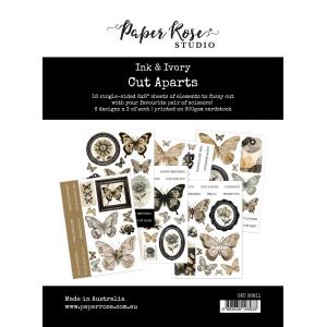 Paper Rose Ink & Ivory Collection - Cut Aparts [36811]