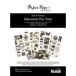 Paper Rose Ink & Ivory Collection - Embossed Die Cuts [36805]