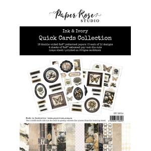 Paper Rose Ink & Ivory Collection - Quick Cards Collection [36814]
