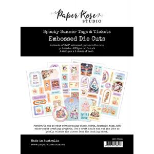 Paper Rose Spooky Summer Collection - Embossed Die Cuts - Tags & Tickets [37285]