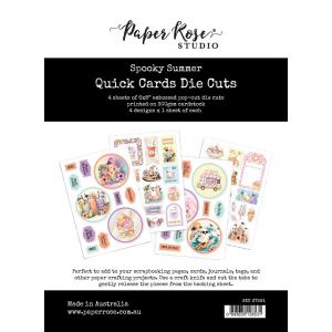 Paper Rose Spooky Summer Collection - Quick Cards Die Cuts [32791]