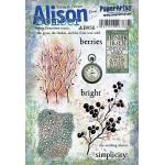PaperArtsy Alison Bomber - Berry Branches [AB056]