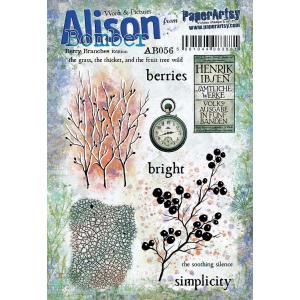 PaperArtsy Alison Bomber - Berry Branches [AB056]