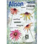 PaperArtsy Alison Bomber - Cone Flowers [AB049]