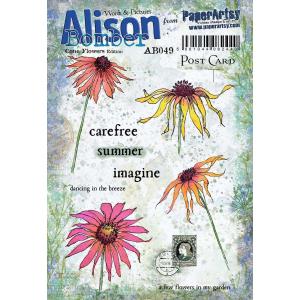 PaperArtsy Alison Bomber - Cone Flowers [AB049]