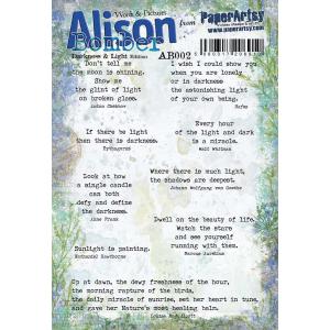 PaperArtsy Alison Bomber - Darkness & Light [AB002]
