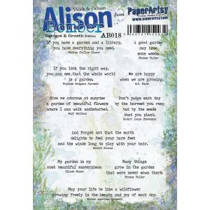 PaperArtsy Alison Bomber - Gardens & Growth [AB018]
