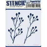 PaperArtsy / Alison Bomber Mini Stencil - PM037